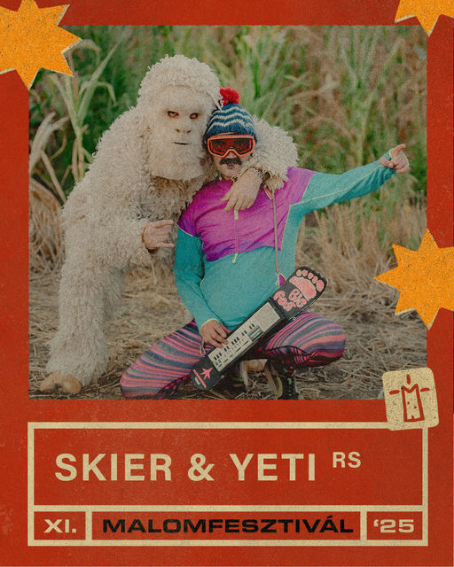 Skier and Yeti